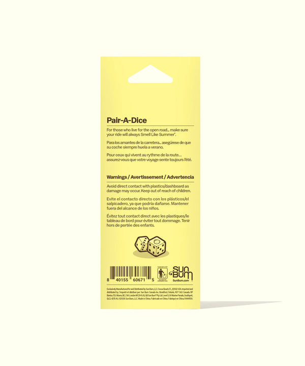 Sun Bum Pair-A-Dice Air Freshener