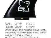 Enhance Your Surfing Experience with the Red X Fin System - Set of Three