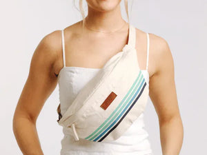 Sand Cloud Border Classic Stripe Bum Bag Beach bag surferswarehouse.myshopify.com