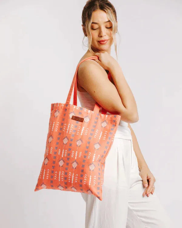Sand Cloud Diamond Mudcloth Everyday Tote Beach bag surferswarehouse.myshopify.com