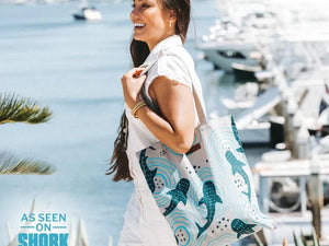 Sand Cloud Shark Ripples Everyday Tote Beach bag surferswarehouse.myshopify.com