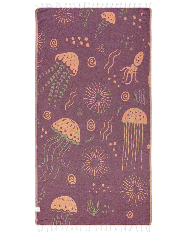Sand Cloud Towel Aquatic Museum beach towel surferswarehouse.myshopify.com