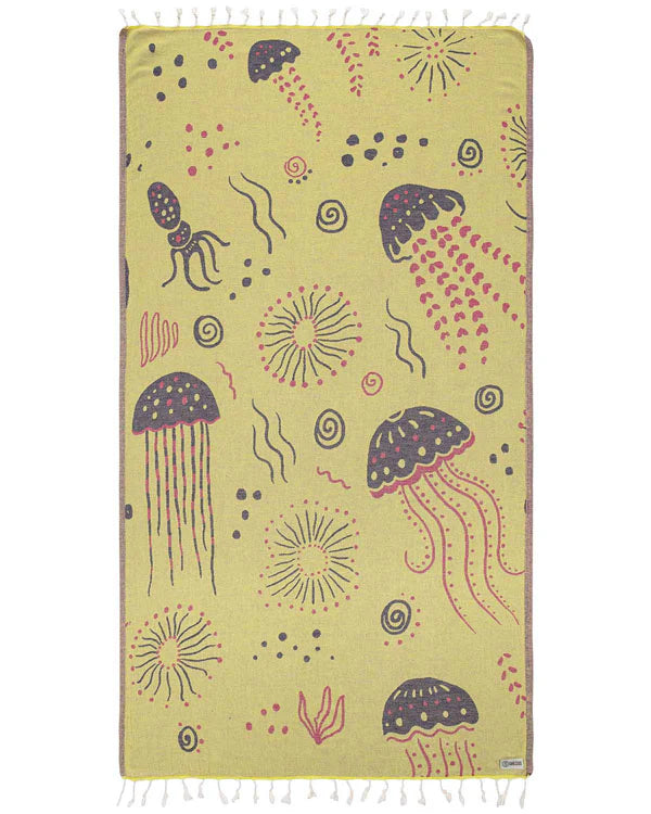 Sand Cloud Towel Aquatic Museum beach towel surferswarehouse.myshopify.com