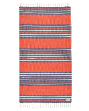 Sand Cloud Towel - Candy Stripe Dobby with zipper pocket