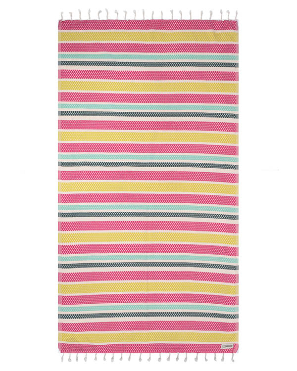 Sand Cloud Roma Stripe Beach Towel - Dobby Texture