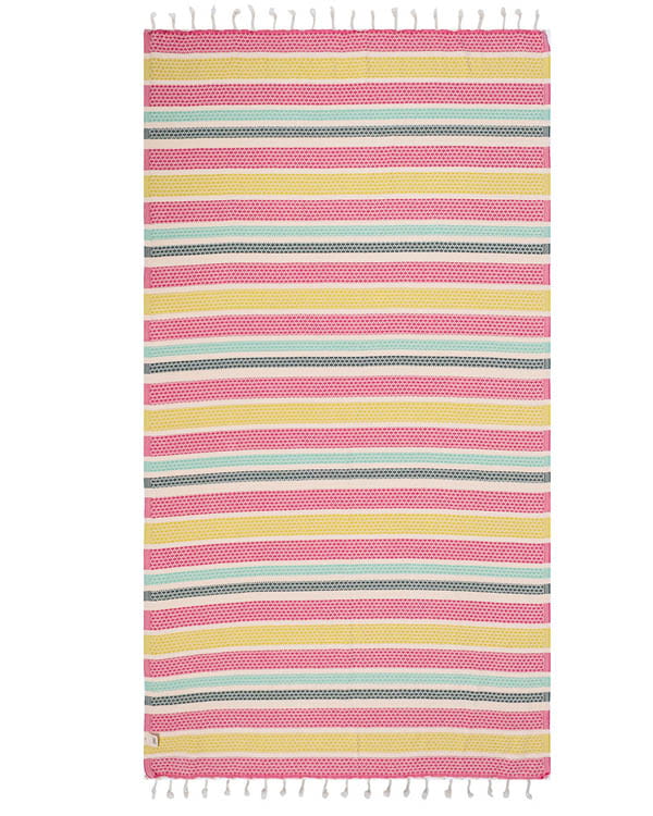 Sand Cloud Roma Stripe Beach Towel - Dobby Texture
