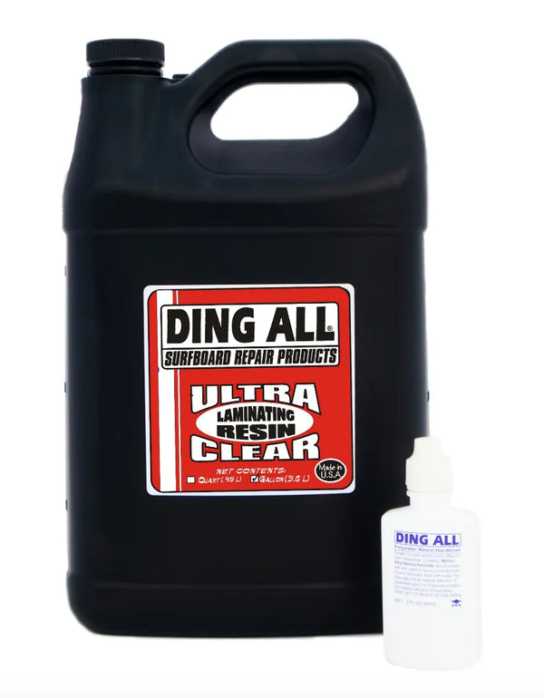 DING ALL SURFBOARD REPAIR ULTRA CLEAR LAMINATING RESIN  DING ALL ULTRA CLEAR LAMINATING RESIN Surfboard Repair surferswarehouse.myshopify.com