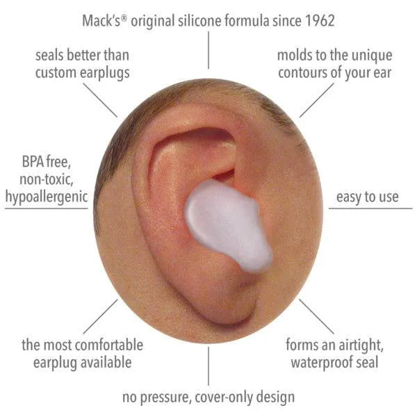 MACKS  Pillow Soft® Silicone Putty Ear Plugs for surfers  2 pair - surferswarehouse MACKS  Pillow Soft® Silicone Putty Ear Plugs for surfers  2 pair surfing accessories surferswarehouse.myshopify.com