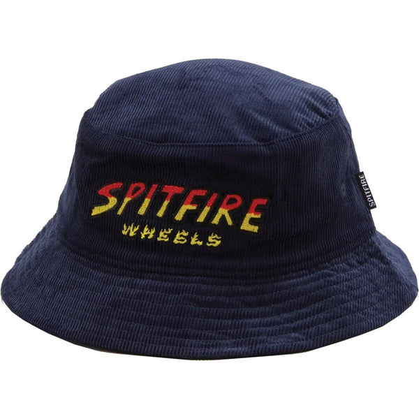 Spitfire Wheels Hellhound Bucket Hat - Blue Corduroy