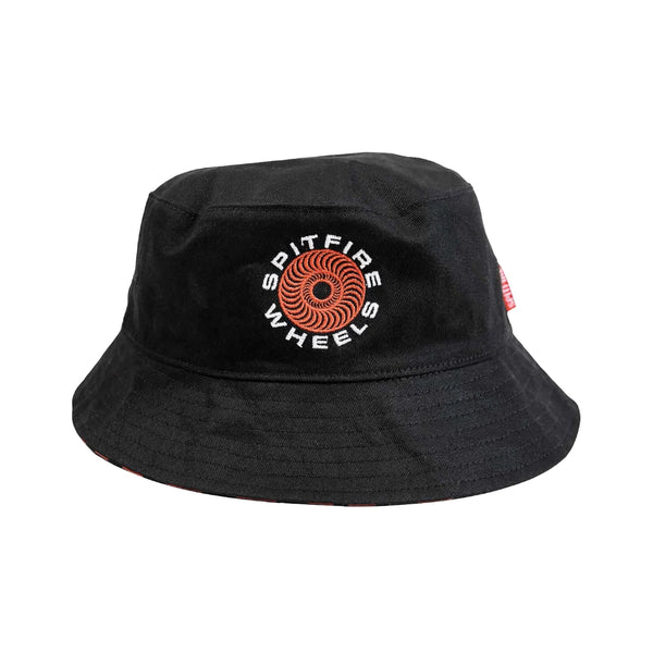 Spitfire Wheels Reversible Black/Blue Bucket Hat
