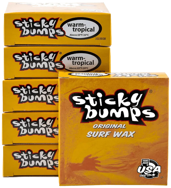 StickyBumps Wax six pack - surferswarehouse STICKY BUMPS WAX Surfboard Wax  / BY THE BAR surfboard wax surferswarehouse.myshopify.com