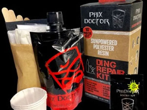 Phix Doctor SunPowered Polyester Repair Kit 4oz product_type surferswarehouse.myshopify.com