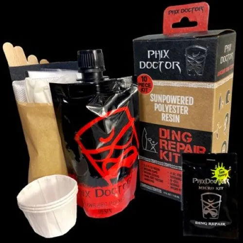 Phix Doctor SunPowered Polyester Repair Kit 4oz product_type surferswarehouse.myshopify.com
