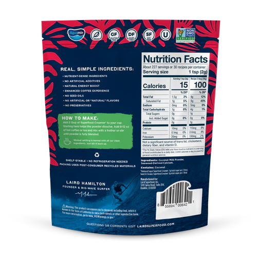 Superfood Creamer Reduced Sugar Superfood Creamer® Food, Beverages & Tobacco surferswarehouse.myshopify.com