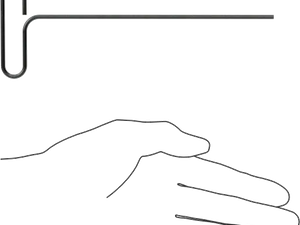 Surfboard Fin screw  Looped T-Handle Hex Key Surfboard Repair surferswarehouse.myshopify.com