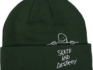 Thrasher Gonz SAD Fold Beanie Forest Green - Skate and Destroy Bucket Hat surferswarehouse.myshopify.com