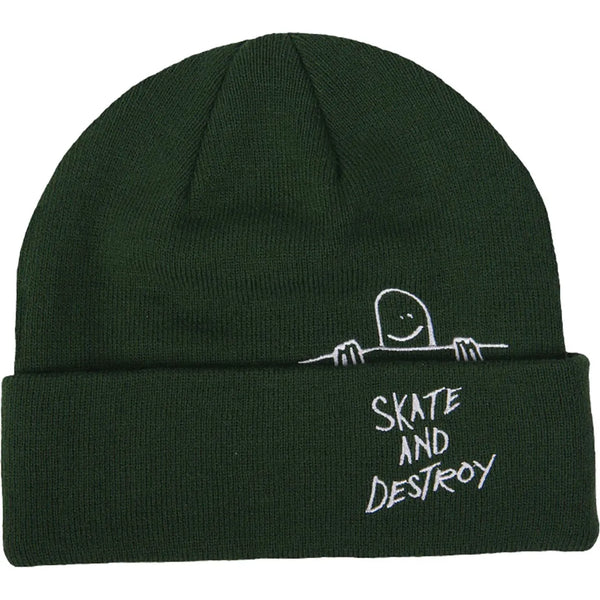 Thrasher Gonz SAD Fold Beanie Forest Green - Skate and Destroy Bucket Hat surferswarehouse.myshopify.com
