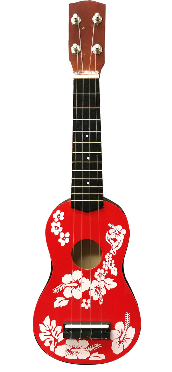 Ukulele Floral Face Painted 20"