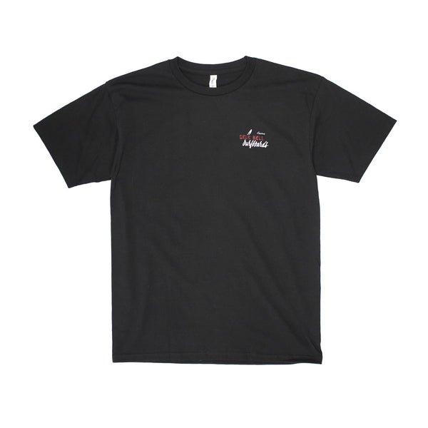 GREG NOLL Classic Black oval logo tee Shirts & Tops surferswarehouse.myshopify.com