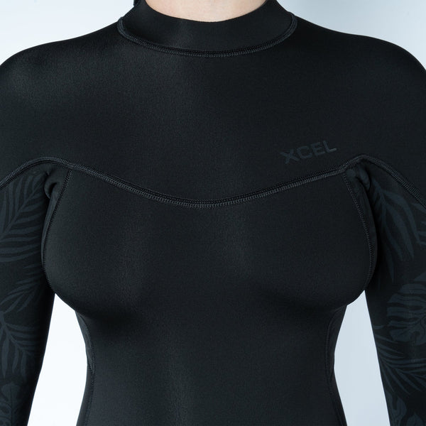 Women's Axis Short Sleeve Spring Wetsuit Short Cut  2mm Rear Zipper