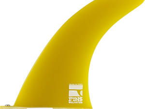 Fins Unlimited D-Performance Yellow Longboard Fin - 8" surfboard fins surferswarehouse.myshopify.com