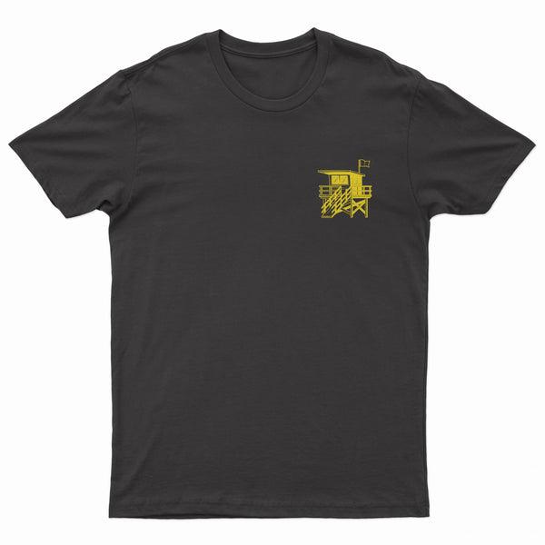 Surfer's Warehouse Beach/Lifeguard Stand T-Shirt Ormond beach surf shop  Surfer's Warehouse Beach/Lifeguard Stand T-Shirt Apparel & Accessories surferswarehouse.myshopify.com