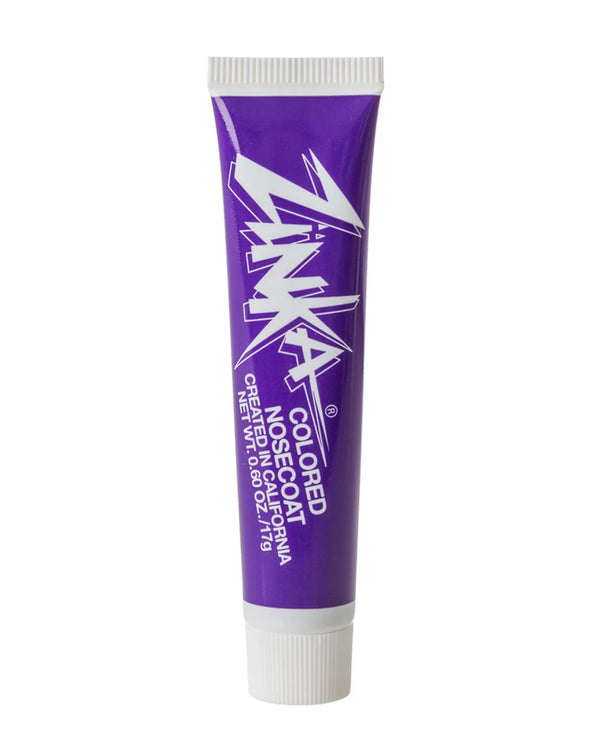 Zinka colored nosecoat tube on a white background Zinka sunscreen Zinka Nose Coat Waterproof Sunblock 0.6oz Sunscreen surferswarehouse.myshopify.com