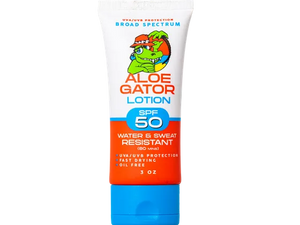 3 OZ ALOE GATOR SUNSCREEN LOTION SPF 50 Sun Protection surferswarehouse.myshopify.com