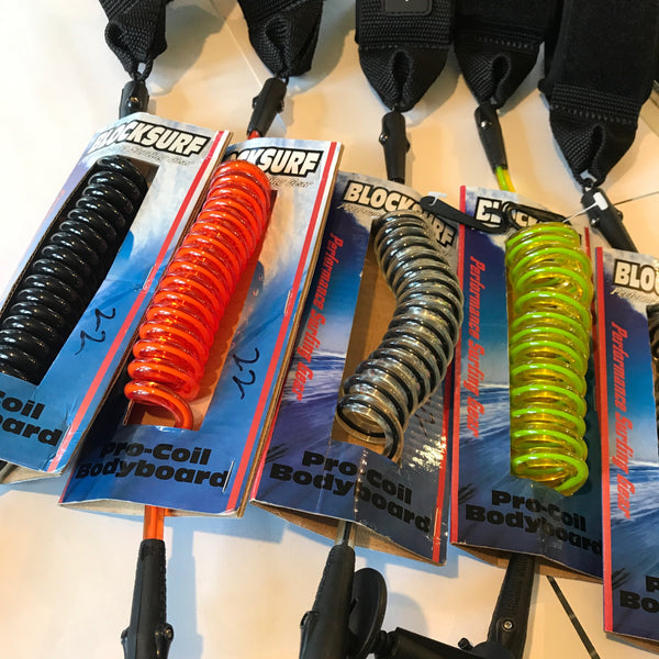 Block Surf Pro Coil Body Board leash bodyboard surferswarehouse.myshopify.com