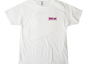 Bubble Gum Surf Wax “Throwback” Logo T-shirt in White Apparel & Accessories surferswarehouse.myshopify.com