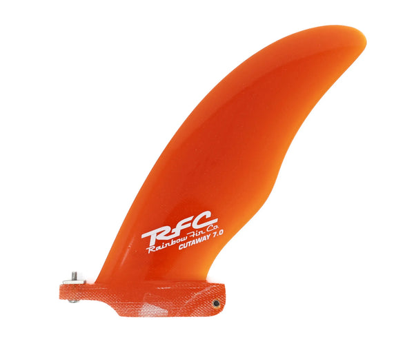 RAINBOW FIN CO. CUTAWAY SURFBOARD FIN / 7 INCH surfboard fins surferswarehouse.myshopify.com