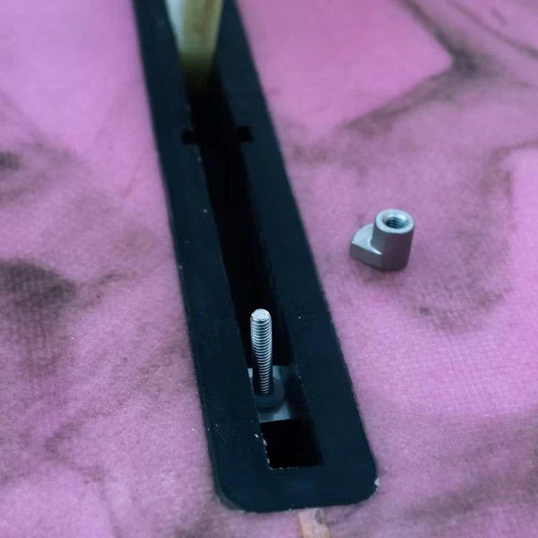 EZ-NUT: the no-tools-needed screw for your single fin.
