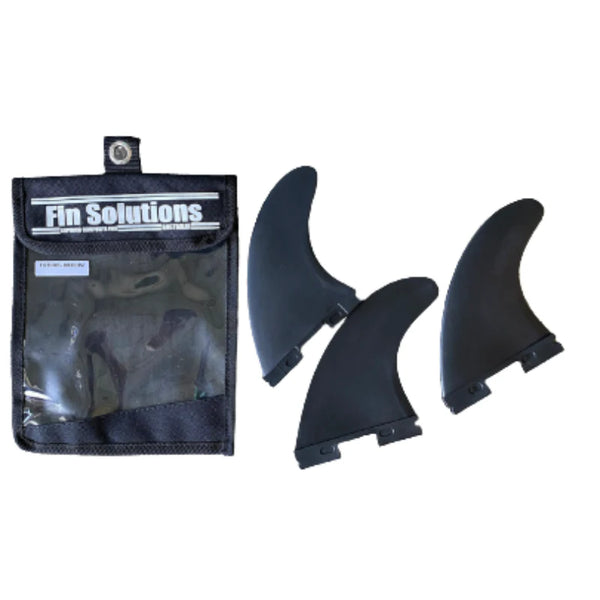 Fin Solutions G-5 Superior Composite Surfboard Fins - FCSII Base - Black surfboard fins surferswarehouse.myshopify.com