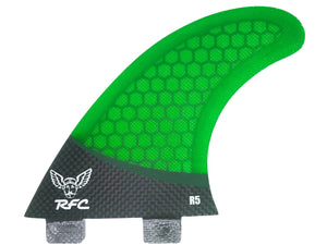 RAINBOW FIN CO. R4 FCS PRO CORE THRUSTER FIN SET OF THREE surfboard fins surferswarehouse.myshopify.com
