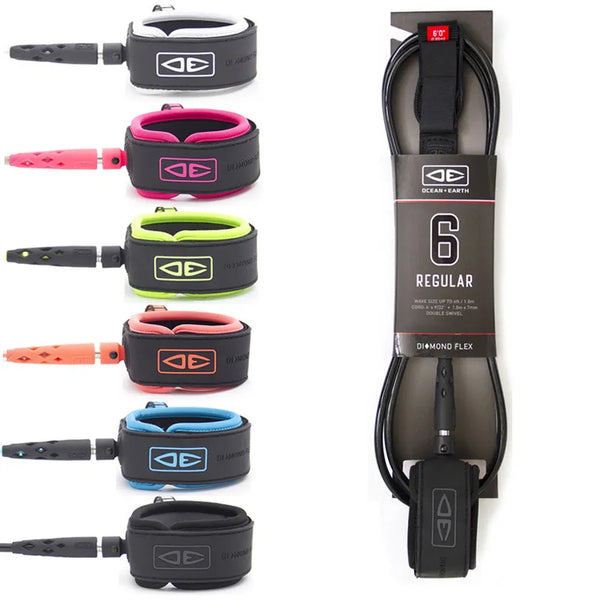 Ocean and Earth Surfboard leash Regular  Diamond Flex