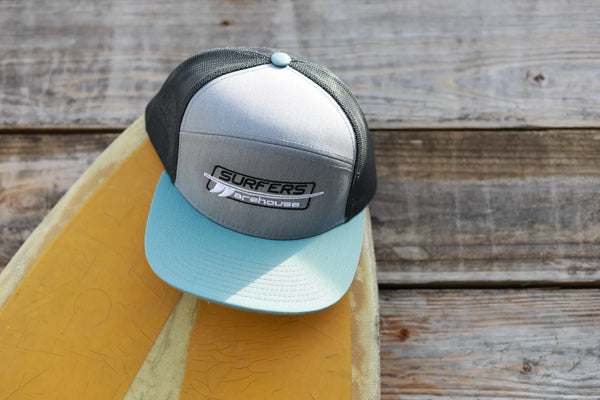 SURFERS WAREHOUSE TRUCKER HAT - surferswarehouse SURFERS WAREHOUSE TRUCKER HAT Hats surferswarehouse.myshopify.com