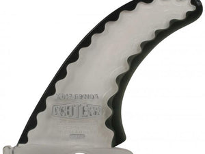 Pro Teck Power Flex 7" Clear / Smoke Center Fin surfboard fins surferswarehouse.myshopify.com