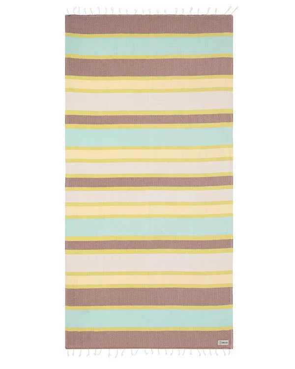 Sand Cloud Towel - Regency Stripe Herringbone Weave - Surfers Warehouse