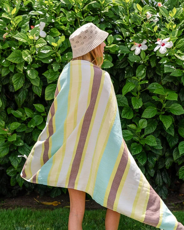 Sand Cloud Towel - Regency Stripe Herringbone Weave - Surfers Warehouse