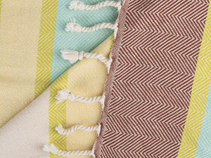 Sand Cloud Towel - Regency Stripe Herringbone Weave - Surfers Warehouse