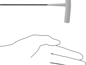 Surfboard fin screw  T handle removal tool surfboard fins surferswarehouse.myshopify.com