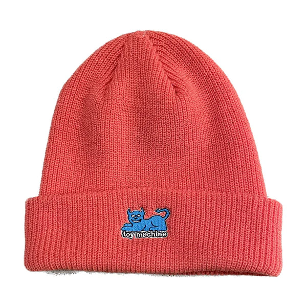 TOY MACHINE DEVIL CAT DOCK BEANIE Hats surferswarehouse.myshopify.com