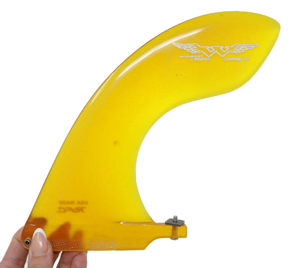 RAINBOW FIN CO. WINGNUT CUTAWAY SURFBOARD FIN / 7 IN. surfboard fins surferswarehouse.myshopify.com