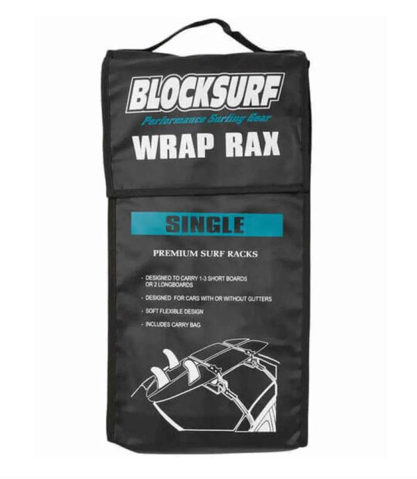 Block Surf Rack Single BLOCKSURF WRAP RAX SINGLE / SURFBOARD SOFT ROOF RACK – surferswarehouse