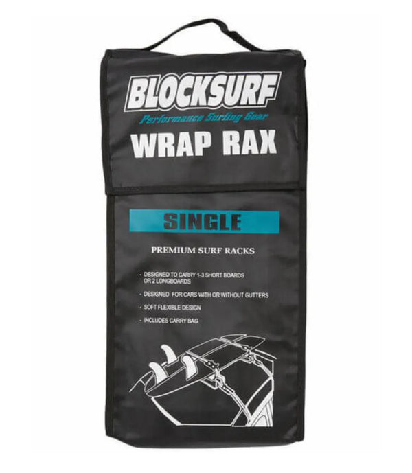 BLOCKSURF WRAP RAX SINGLE / SURFBOARD SOFT ROOF RACK - surferswarehouse BLOCKSURF WRAP RAX SINGLE / SURFBOARD SOFT ROOF RACK surfboard racks surferswarehouse.myshopify.com