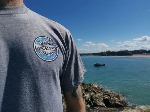 MR. ZOGS SEX WAX FADE BLUE LOGO GREY TEE SHIRT - surferswarehouse MR. ZOGS SEX WAX FADE BLUE LOGO GREY TEE SHIRT Shirts & Tops surferswarehouse.myshopify.com