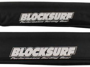 Block Surf Long Aero Rack Pads - Black - surferswarehouse