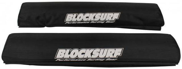 Block Surf Long Aero Rack Pads - Black - surferswarehouse