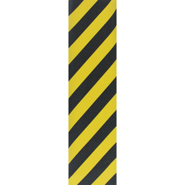 JESSUP SINGLE-SHEET SKATEBOARD GRIPTAPE / BLACK & YELLOW STRIPES