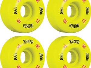 BONES OG V1 YELLOW SKATEBOARD WHEELS — 52mm 100a (SET OF 4) product_type surferswarehouse.myshopify.com
